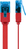 Goobay 96333 hálózati kábel Vörös 3 M Cat6a U/UTP (UTP)