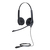 Jabra Biz 1500 Duo QD Headset Bedraad Hoofdband Kantoor/callcenter Bluetooth Zwart