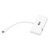 Tripp Lite U460-003-3AG-C 3-Port USB-C-Nabe – USB 3.x (5Gpbs) Nabenanschlüsse, Gigabit Ethernet, 60 W PD-Aufladung, Weiß