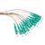 LogiLink FL3LC02 adattatore di fibra ottica LC Multicolore