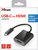 Trust 21011 USB grafische adapter Zwart