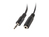 Lanberg AD-0024-BK cable de audio 0,1 m 3,5mm 2 x 3,5mm Negro
