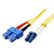ROLINE 21.15.8792 InfiniBand/fibre optic cable 2 m LC SC OS2 Geel