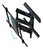 B-Tech Twin Cantilever 190,5 cm (75") Pared Negro