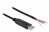 DeLOCK 63497 seriële kabel Zwart 0,5 m USB 2.0 RS-232