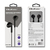 Qoltec 50833 headphones/headset Wired In-ear Black