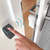 ekey Smart Türschlossantrieb Fingerabdruckscanner Schwarz, Weiß