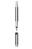 Pelikan Pura P40 stylo-plume Système de remplissage cartouche Anthracite, Acier satin 1 pièce(s)