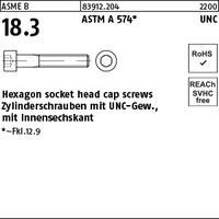 ART 83912 Hex socket head cap screws #4 - 40 UNC x 1 1/4 (32 mm) VE=S
