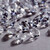 Relaxdays Dekodiamanten 3000er Set, Tischdeko Hochzeit, Dekosteine Diamanten, Glitzer, Kunststoff, 6 x 4 mm, transparent