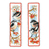 Counted Cross Stitch Kit: Bookmarks: Long-Tailed Tits & Red Berries: Set of 2