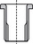 Blindeinnietmuttern Stahl vz. Flachrundkopf M5 0,5-3,0