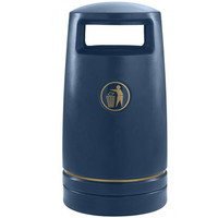 Trojan Litter Bin - 100 Litre Capacity - Blue