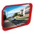 600 x 400mm P.A.S Multi-Purpose Mirror - Red Frame (R926)