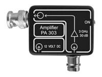 PA303BNC | Vorverstärker, 100 kHz bis 3 GHz, 30 dB, Anschluss BNC, Box, Netzteil