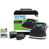 Dymo LabelManager 210D Kitcase Desktop Label Printer QWERTY Keyboard Black/Silver