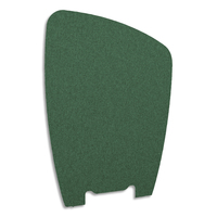 GAUTIER OFFICE Cloison séparation bas L88 Menhir tissu Vert, pour bureau - Dim. L.88 x H.117 x P.3 cm