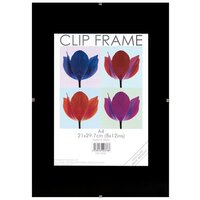Photo Album Co A4 Certificate Frameless Clip Frame