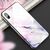 NALIA Custodia Rigida compatibile con iPhone X / XS, Marmo Disegno Cover in 9H Vetro Temperato & Silicone Bumper, Protettiva Hard-Case Resistente Copertura Antiurto Sottile Pink...