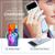 NALIA Cover Chiaro con Cordino compatibile con Samsung Galaxy Z Flip4 Custodia, Trasparente Copertura con Anello & Banda da Appendere al Collo, Dorso Rigido & Bordi Silicone Blu