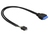 Anschlusskabel, USB 3.0 Pinheader Buchse an USB 2.0 Pinheader Stecker, 30cm, Delock® [83095]