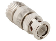 Koaxial-Adapter, 50 Ω, BNC-Stecker auf UHF-Buchse, gerade, 000-2900