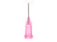 Dosiernadel, (L) 6.35 mm, pink, Gauge 20, Innen-Ø 0.61 mm, 920025-TE
