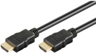 Verbindungskabel, 1.5 m, schwarz, HDMI-Stecker Typ A (gerade) auf HDMI-Stecker T