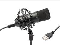 Tie Studio Condenser Mic SW USB-s stúdió mikrofon Átviteli mód:Vezetékes Pókkal, Vezetékkel