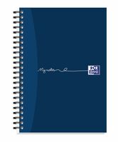 Oxford My Notes Notebook A5 Card Cover Wirebound Ruled 100 Pages Navy Blue (Pack 5) 400020197