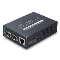 1-Port 10/100/1000Base-T 2-P Gigabit SFP Switch/Redund Media Converter Netzwerk-Medienkonverter