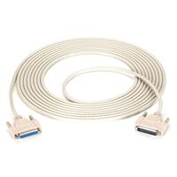 DB25 EXT CABLE 25 FT MF BC00714, White, 7.6 m, DB25, DB25, Male, Female Cavi seriali