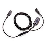 Y-Cable Adapter Trainer - Headset splitter Y Cable - Black - Cable Kopfhörer- / Headset-Zubehör
