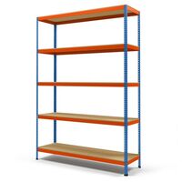 Wide span heavy duty shelving