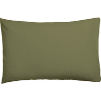 FUNDA DE ALMOHADA VERDE OLIVA 45X155