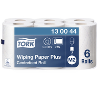 Tork Starke Mehrzweck Papierwischtücher M2 130044 / 2-lagig / Quick Dry / 6x125m