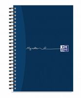 Oxford My Notes Card Cover Wirebound Notebook 100 Pages A5 Blue (Pack of 5) 400020197