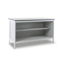 Heavy duty mailroom benches - Cupboard unit without doors, H x D - 750 x 1200mm