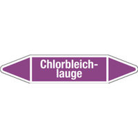 Aufkleber Chlorbleichlauge, violett, Folie, 126 x 26 mm, L706