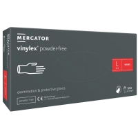 Mercator vinylex® eldobható vinyl kesztyű, meret L, 100 darab