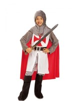 Disfraz de Caballero medieval Templario para niño 10-12A