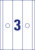 Hängeordner-Etiketten, A4 mit ultragrip, 63 x 297 mm, 25 Bogen/75 Etiketten, weiß