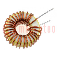 Inductor: wire; THT; 33uH; 3A; 38mΩ