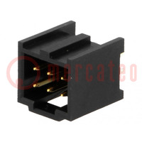 Conector: rectangular; tomacorriente; macho; C-Grid III; 2,54mm