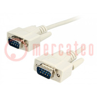 Cable; D-Sub 9pin plug,both sides; Len: 3m; connection 1: 1