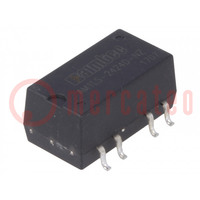 Converter: DC/DC; 1W; Uin: 21.6÷26.4V; Uout: 24VDC; Uout2: -24VDC