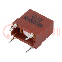 Inductor: wire; THT; 330uH; 1.9A; 50mΩ; 230VAC; 7.6x10.1mm; -20÷50%
