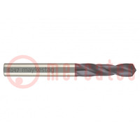 Drill bit; for metal; Ø: 3.9mm; L: 55mm; cemented carbide