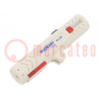 Stripping tool; Øcable: 4.5÷10mm; Wire: round,UTP; PC-CAT