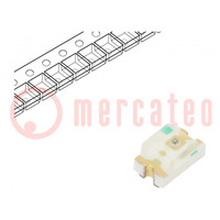 LED; SMD; 2012; jaune-vert; 22÷31mcd; 2x1,25x1,2mm; 140°; 2÷2,4V